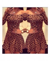 VESTIDO LEOPARD